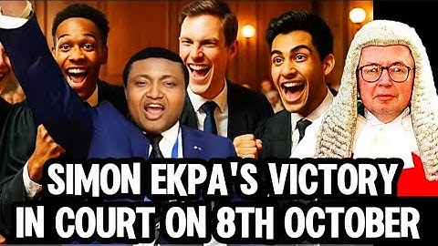 Victory Victory !! Simon Ekpa Filled With Tears Of Joy As He Wins The Second Time In Finnish Court