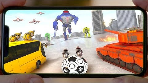 Football Robot Car Games - Muscle Car Transform Game play