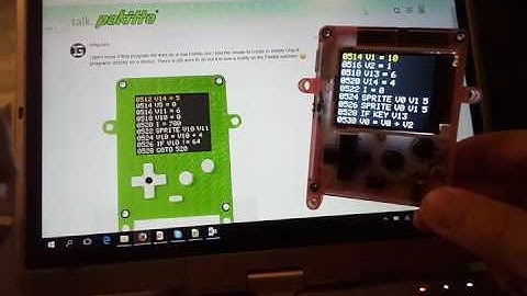 Amazing Chip-8 computer on Pokitto by Initgraph