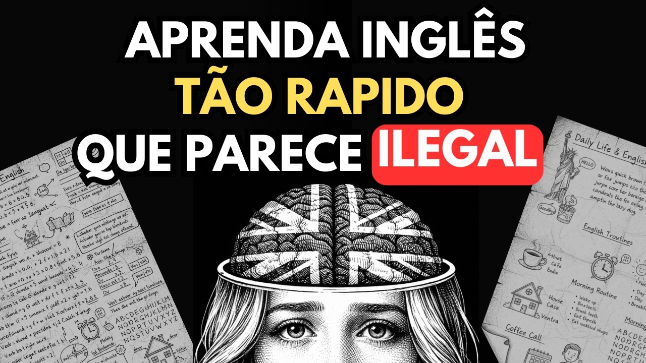 🤯 Do zero ao inglês falado, ESSA MANEIRA FORÇA você PENSAR em INGLÊS - AULA COMPLETA