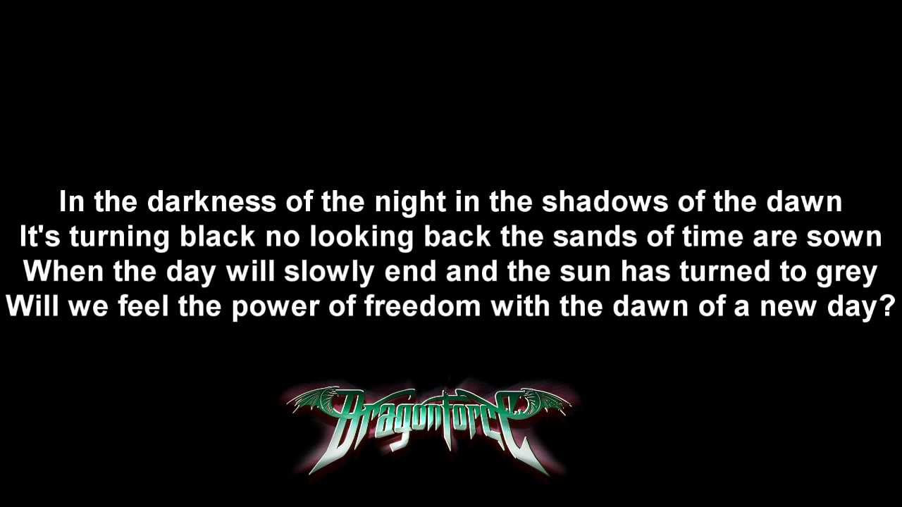 DragonForce   Dawn Over A New World  Lyrics on screen  HD