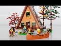 LEGO IDEAS A-Frame Cabin Speedbuild