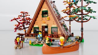 LEGO IDEAS A-Frame Cabin Speedbuild