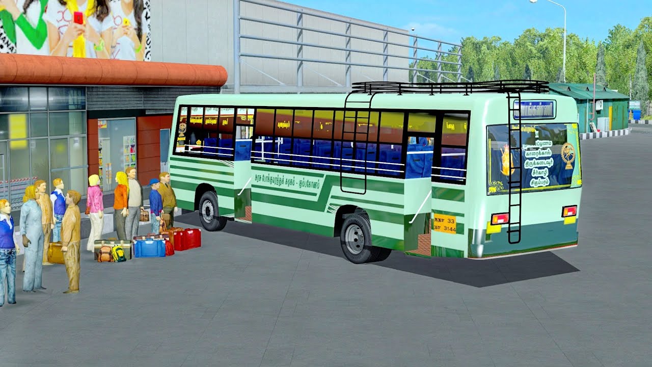 TamilNadu TNSTC Bus Release | TNSTC Realistic Bus Driving | Ets2 gameplay
