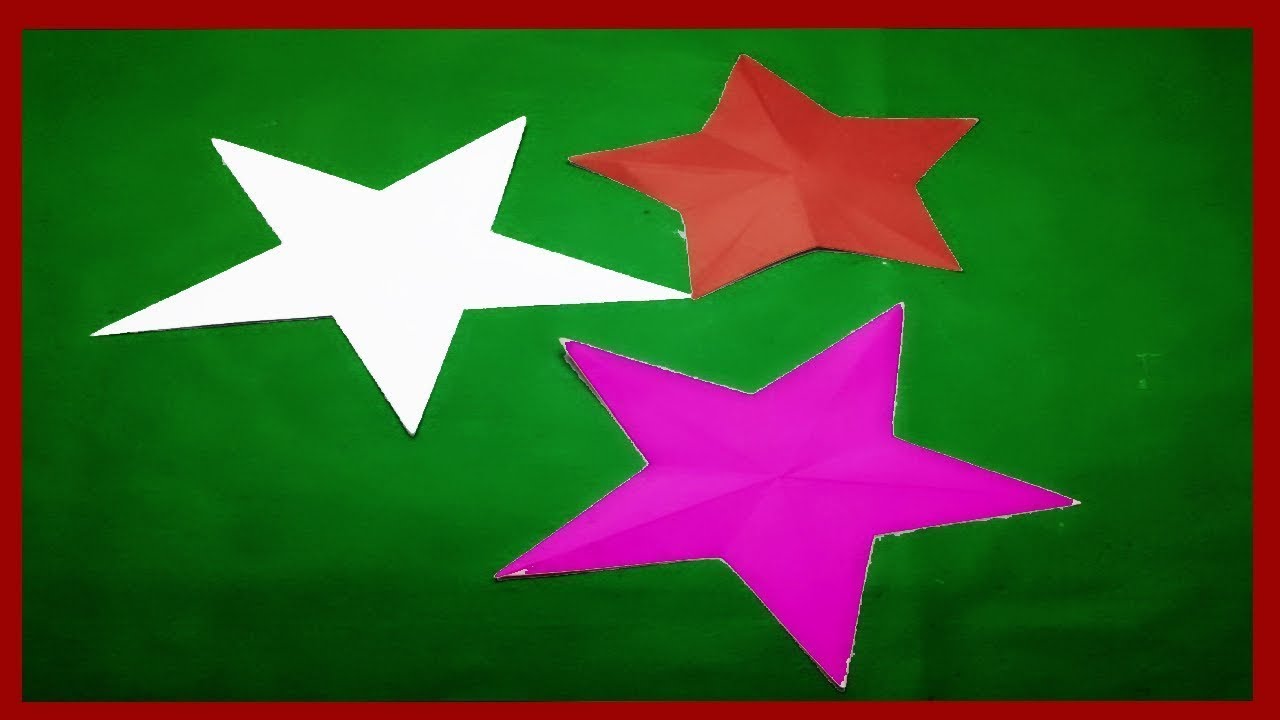 How to Cut a Star from Paper YouTube