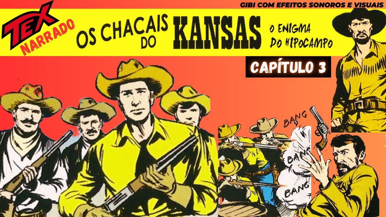 Tex Willer | Os Chacais do Kansas | Gibi Narrado e Dublado | Tex Willer, Kit Carson, Kit Willer