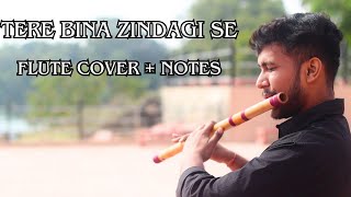 Tere Bina Zindagi Se Soulful Flute Cover  Flute Notes In Caption  Kishore Kumar  Khwahish 
