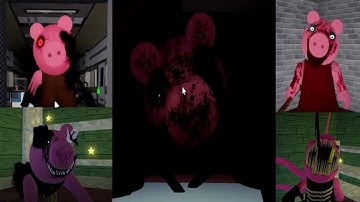 Original Piggy Penny Jumpscare Vs P:TROI Vs VHS ARCHIVES Vs Distorted Penny Boss Vs Mother Jumpscare