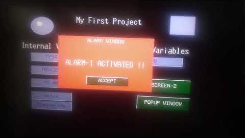 Create Popup Alarm Message in HMI Part-7