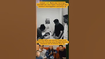 Mpok alpa menangis saat Raffi dan Irfan hakim menjenguknya sebelum meninggalkan semuanya##short#