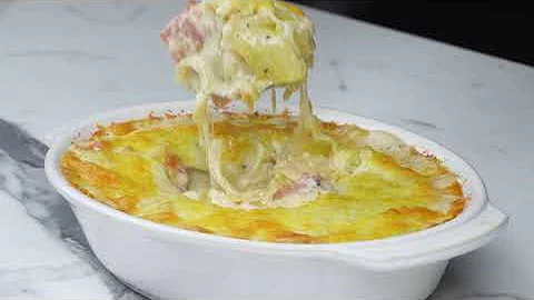 Do you have potatoes in your house? Make this delicious dinner in just a few minutes!