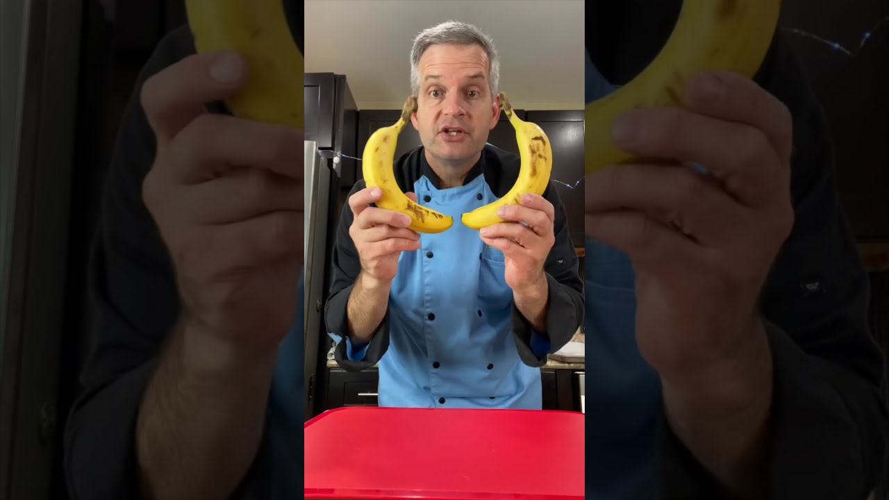 Банановое мороженое из 2 ингредиентов #шорты