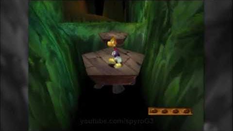 Rayman 2: The Great Escape (PS1)  -  Skip in Echoing Caves