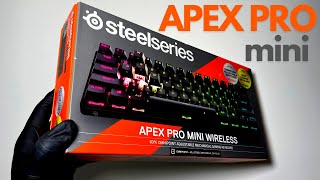 SteelSeries Apex pro mini wireless gaming keyboard unboxing | First look