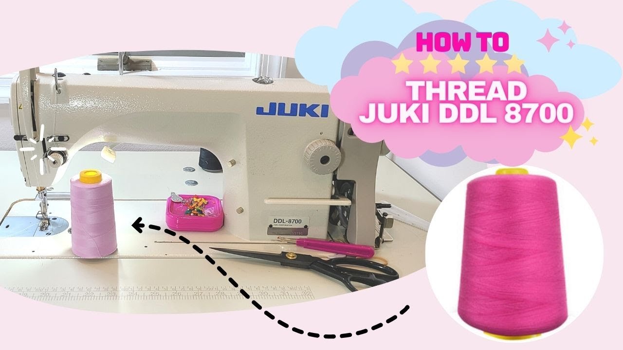 How to Thread a Juki Industrial Sewing Machine : 8 Steps (with