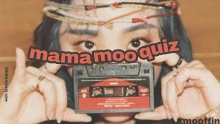 Mamamoo MV Quiz