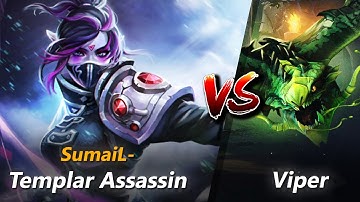 How to Templar Assassin mid vs Viper (feat. SumaiL-) | First 10 minutes