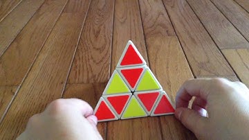 How to CHECKERBOARD a PYRAMINX! NEW AMAZING TRICK! HD