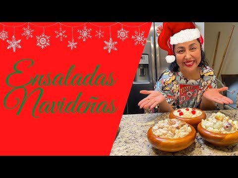 Video: 3 Mejores Recetas De Ensaladas Navideñas Sin Mayonesa