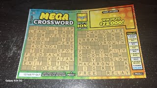 CA Lottery: $5 Mega Crossword