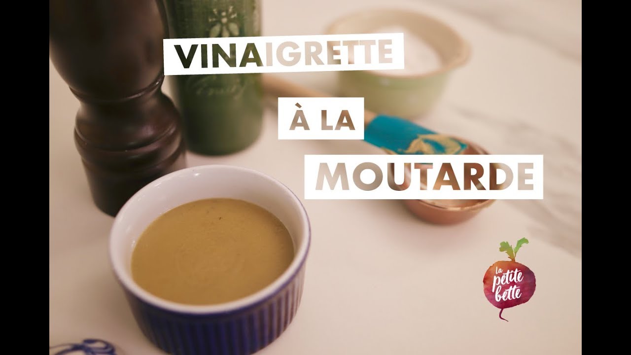 VINAIGRETTE  DE BASE À LA MOUTARDE ☝️la petite bette