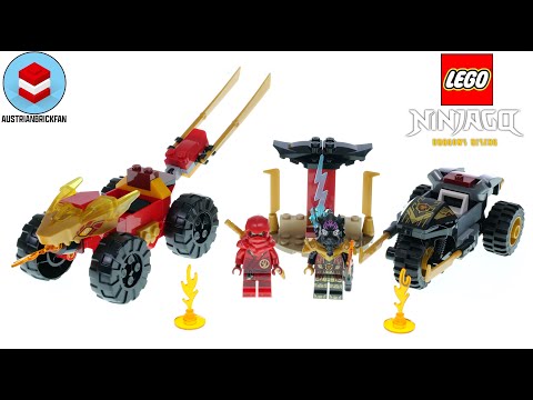 LEGO Ninjago 71789 Kai and Ras's Car and Bike Battle - LEGO Speed Build Review