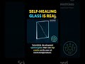 Self healing glass #futurescience #scienceexplained #shorts