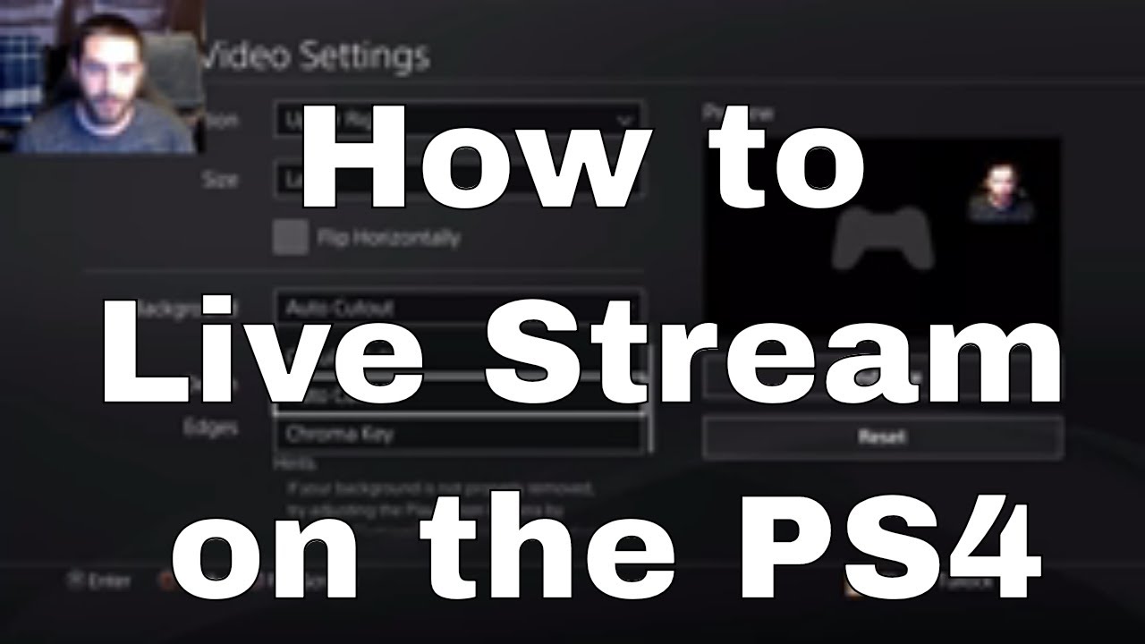 How to setup live stream on ps4! how to setup ps4 camera ...