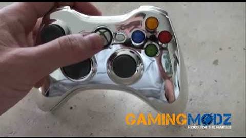 "Ice Chrome" Xbox 360 Modded Controller