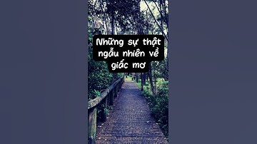 Những sự thật ngẫu nhiên về giấc mơ #shorts