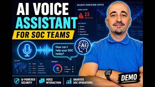 AI Voice Assistant for SOC Teams | Cybersecurity AI Demo for Security Operations