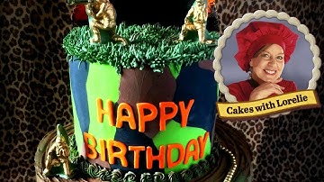 How to Make a Camouflage Cake - For Icing Smiles