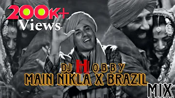 Main Nikla Gadi Leke X Brazil Remix ll Sunny Deol ll Gadar 2 ll New Song ll DJ HOBBY ll VDj