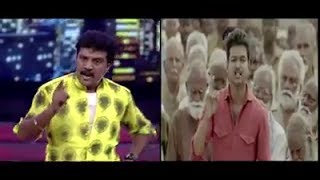 Actor Vijay's Best Friend Sanjeev Performs famous Kaththi Press meet Scene