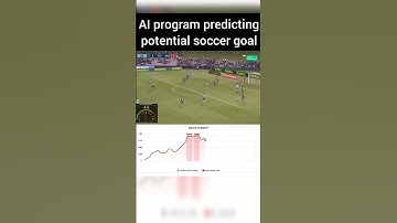 AI program predicting potential soccer goal in near real-time #computervision #machinelearning