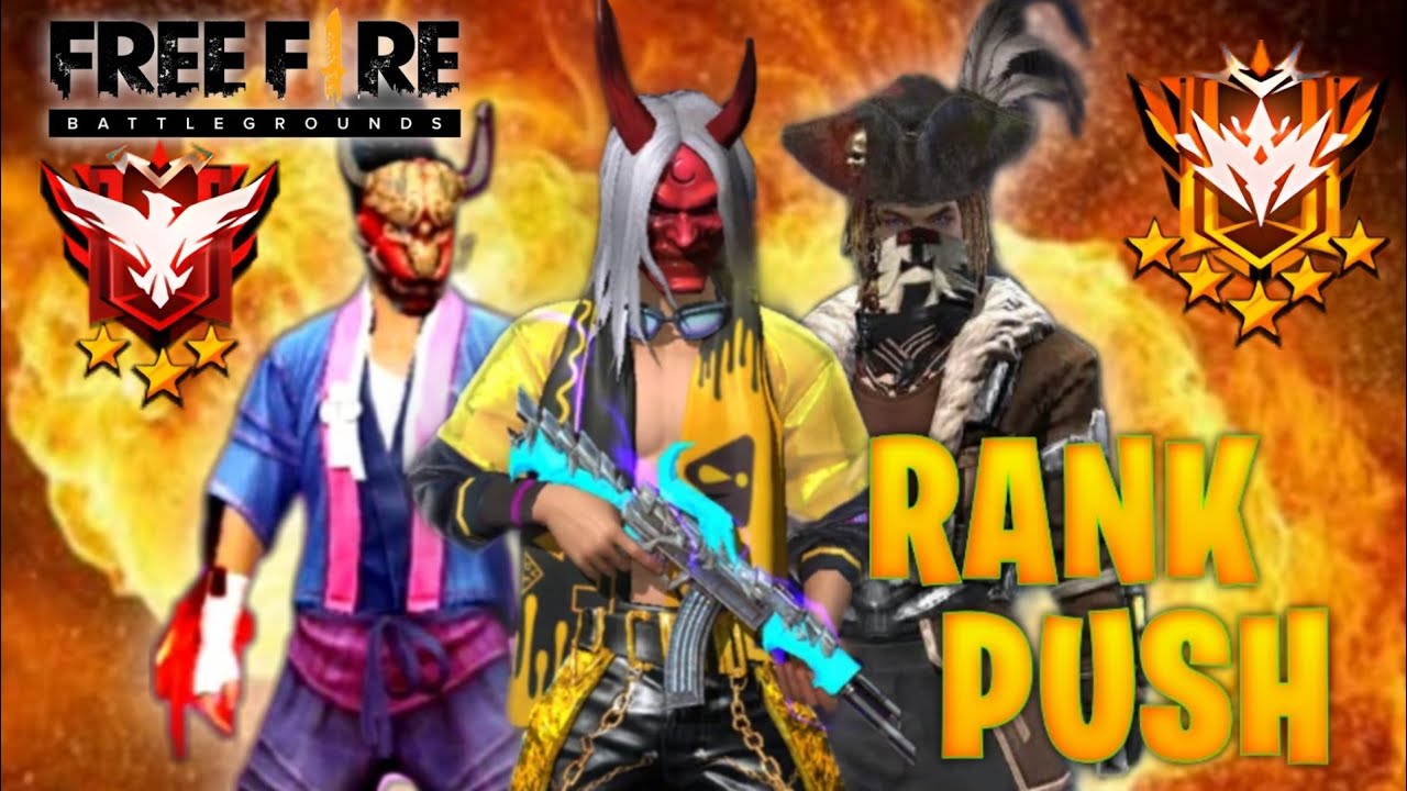 Br rank push squad gameplay free fire live stream video game play - YouTube