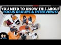 Understanding Focus Groups and One-to-One Interviews
