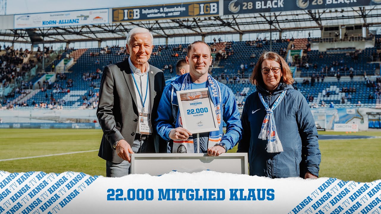 Unser 22.000 Mitglied "Klaus der Keeper" | Wir sind Hansa