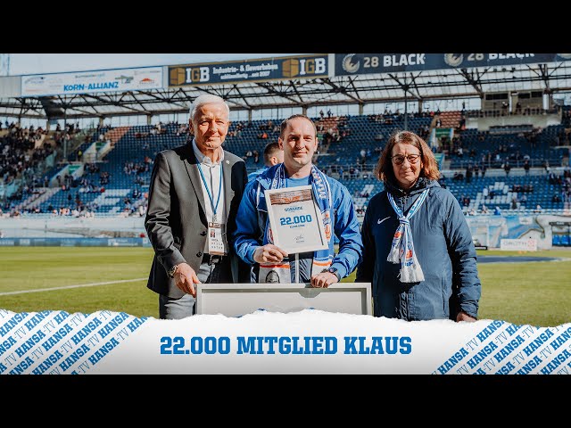 Unser 22.000 Mitglied “Klaus der Keeper” | Wir sind Hansa🔵⚪❤