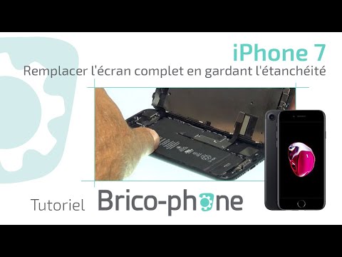 Tutoriel Apple iPhone 7 - Changement d'écran complet pré-monté (châssis+vitre+LCD) en gardant l'étanchéité