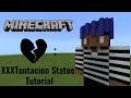 Minecraft | How To Make a XXXTentacion Statue (Rapper)