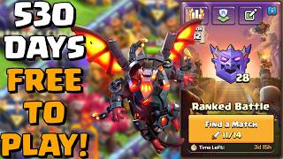 530 DAYS FREE 2 PLAY IN 2026! Hero Journey Rewards and Pushing in Dragon 28! | TH16 | Clash of Clans