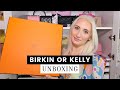 UNBOXING MY FIRST BIRKIN OR KELLY 🎉 | Plus Duty Free Hermes Shopping Haul (Dad sandal & Twilly Doll)