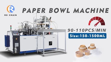High speed paper bowl making machine for Kraft bowl salad bowl soup bowl single plate auto collector