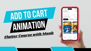 Flutter Cart Animation  Displaying buttons after animation is done  ( Part 2 )