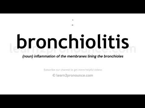 Pronunciation of Bronchiolitis | Definition of Bronchiolitis