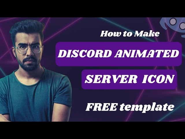 Make you an animated discord server icon by H4lden