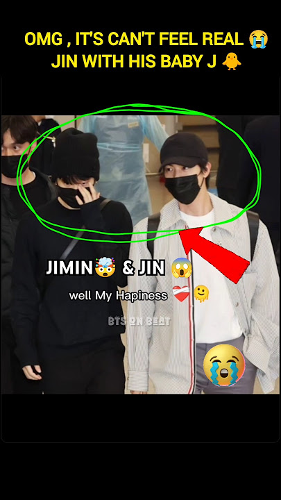 JIMIN & JIN Together at Airport 😭🥹 Something Big is Coming 🫶 #jimin #jin #fypviralシ #bts