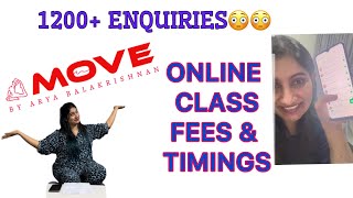 Online Class Fees Time Details Movebyaryabalakrishnan