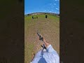WHAT COULD GO WRONG⁉️ SPINNING, A GUN AND A BULLET IN THE AIR AT THE SAME TIME CATCHING IT SHOOTI￼🔥